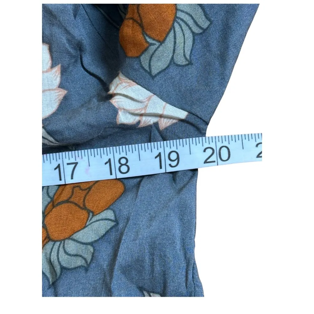 Boho Floral Kimono Cardigan | Open Front Lightweight Viscose | One Size Brown Size undefined - Image 5