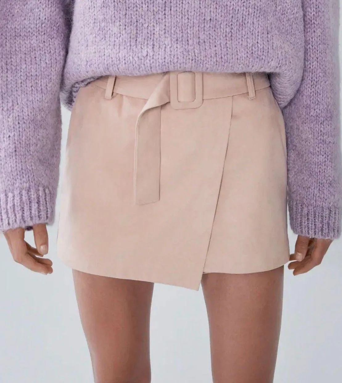 ZARA Suede Skort - Image 3