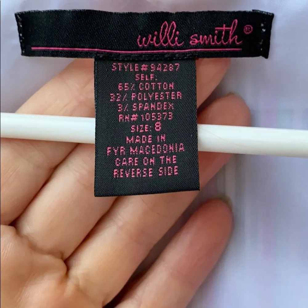 Willi Smith Pastel Striped dress, Size 8 - Image 2