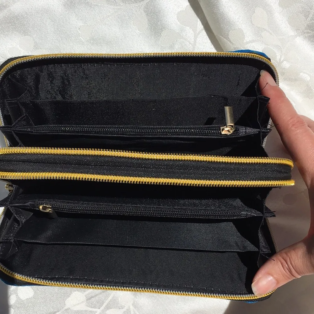 Embroidered Floral Wallet - Image 6