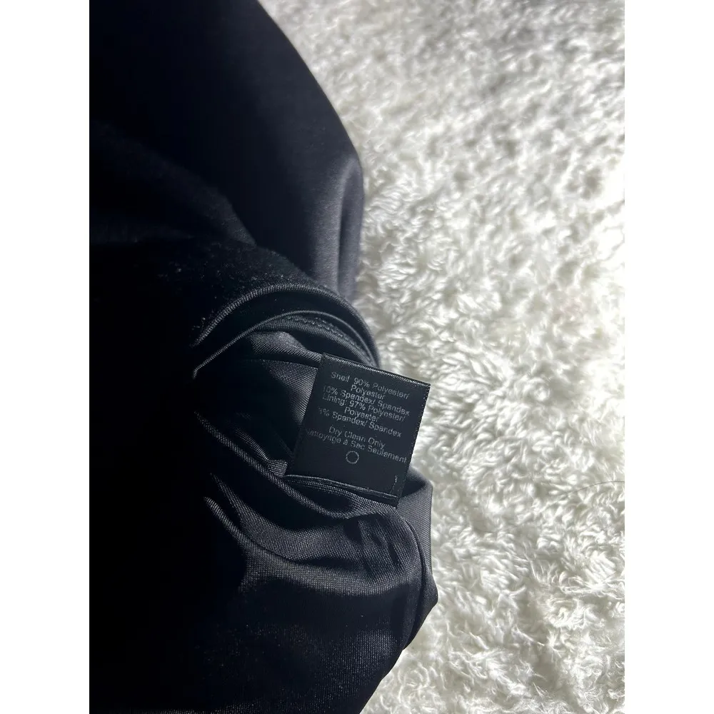 Dress The Population Black Elegant Mini‎ Dress With Strap Details - Image 7