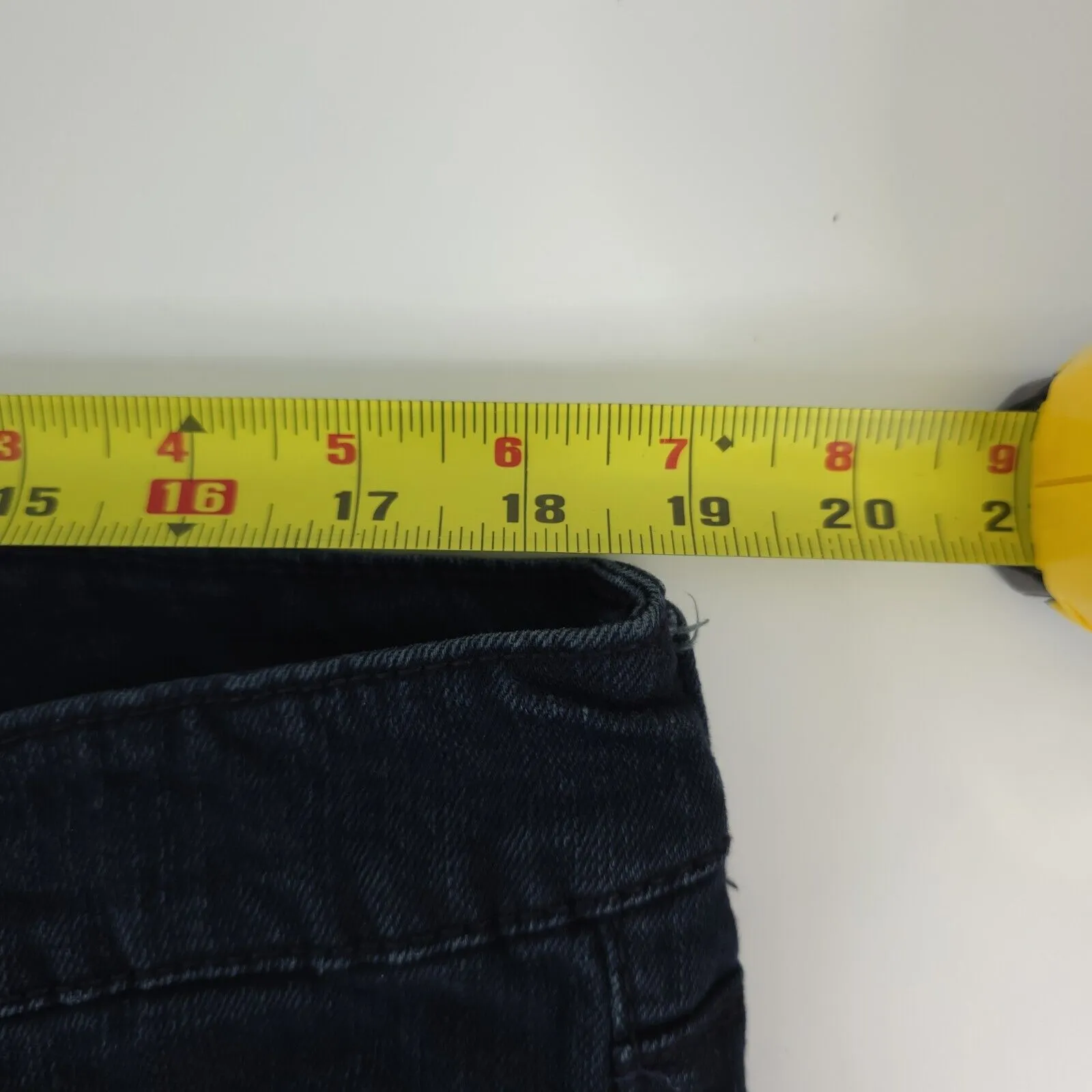 Seven7 Jeans Womens 16 (38x31.5) Dark Wash Blue Straight Leg Stretch Mid Rise - Image 9