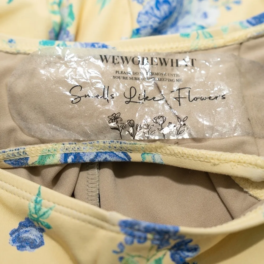 We Wore What . Golden Hour Floral One Piece Swimsuit. - Image 10