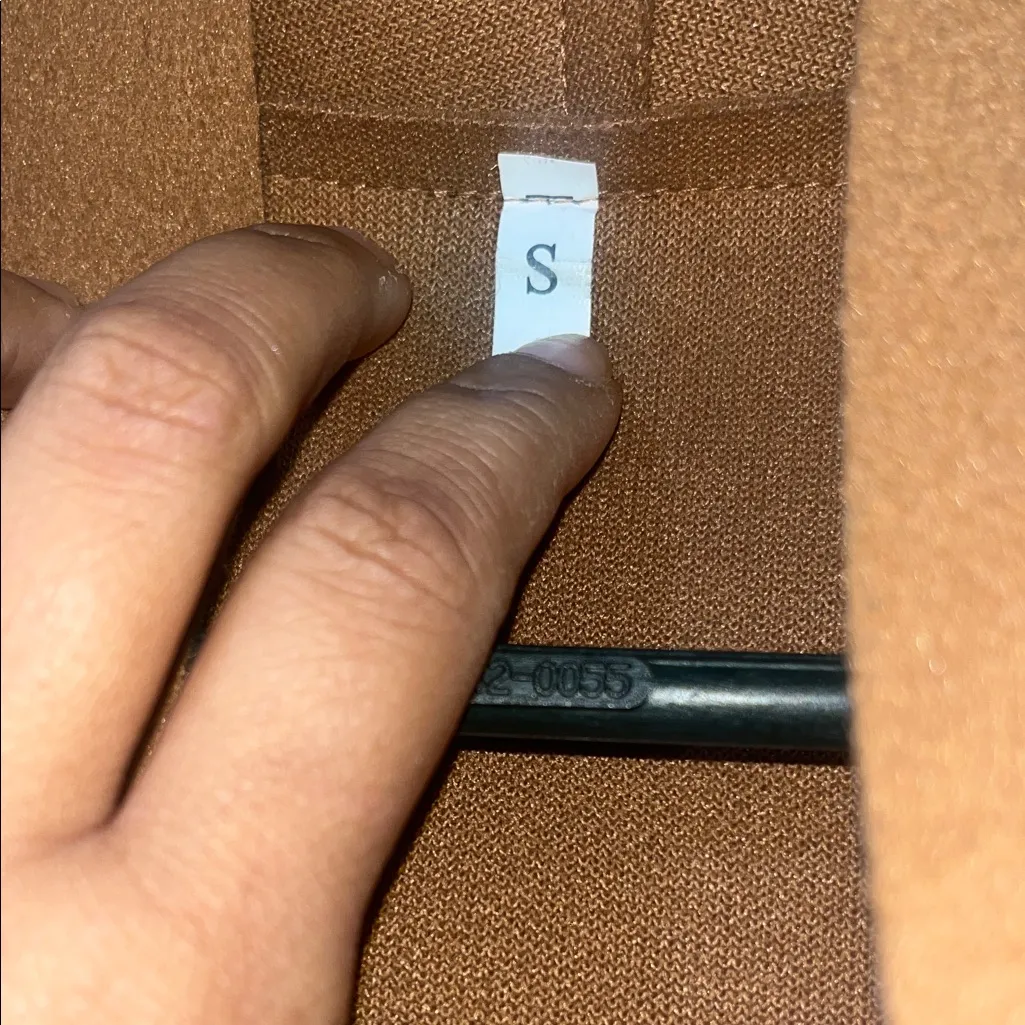 SHEIN Brown Open Front Blazer Coat - Image 2