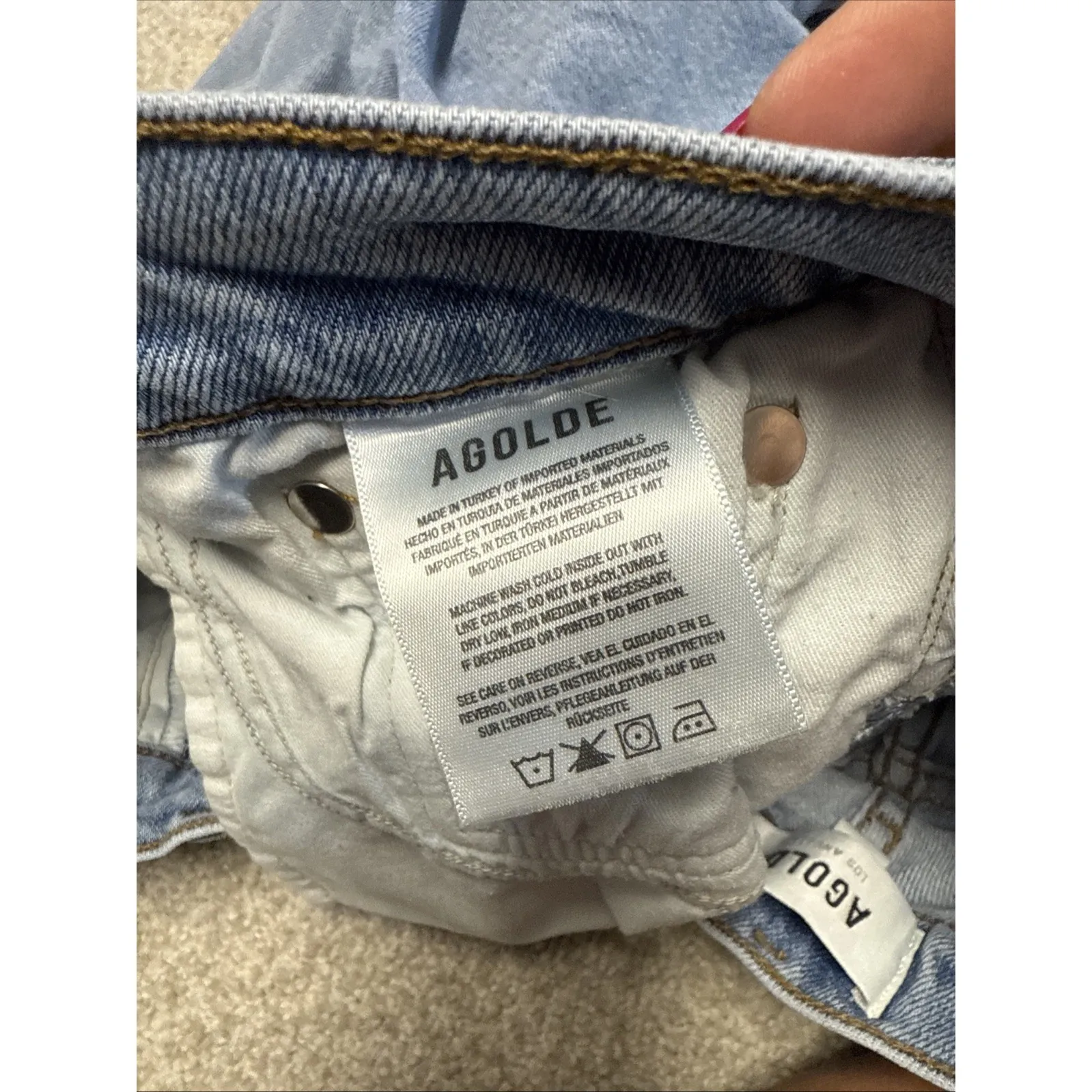 AGOLDE Womens Toni Mid Rise Skinny Jeans‎ Size 29 Normcore Essential Minimalist - Image 4