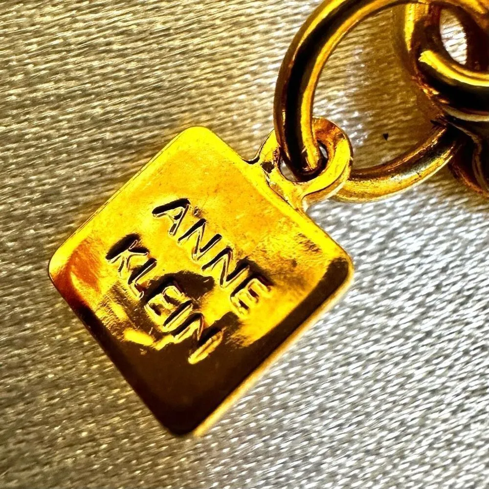 Anne Klein gold tone chain link bracelet - Image 4