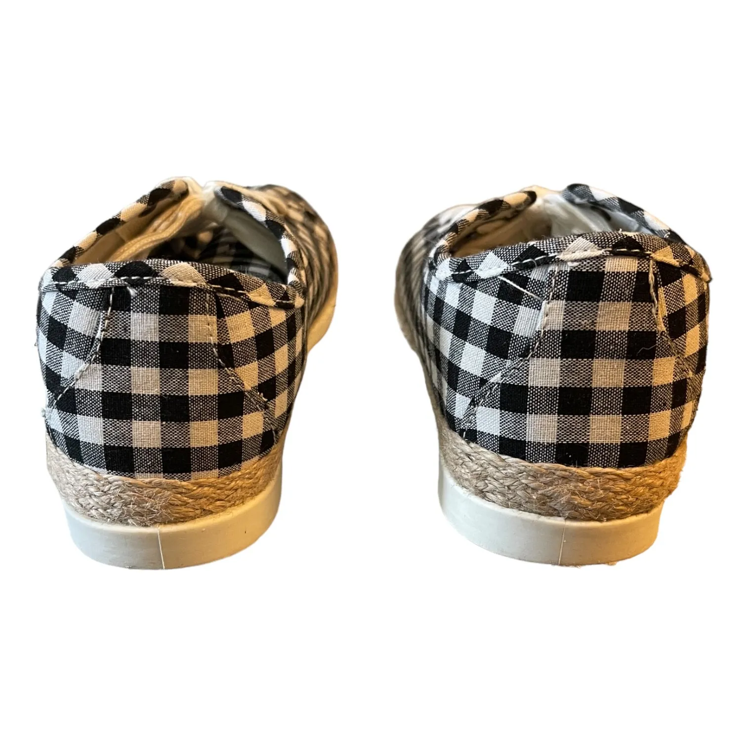 Esprit Black White Eloise Espadrille Sneaker Size 11 - Image 5