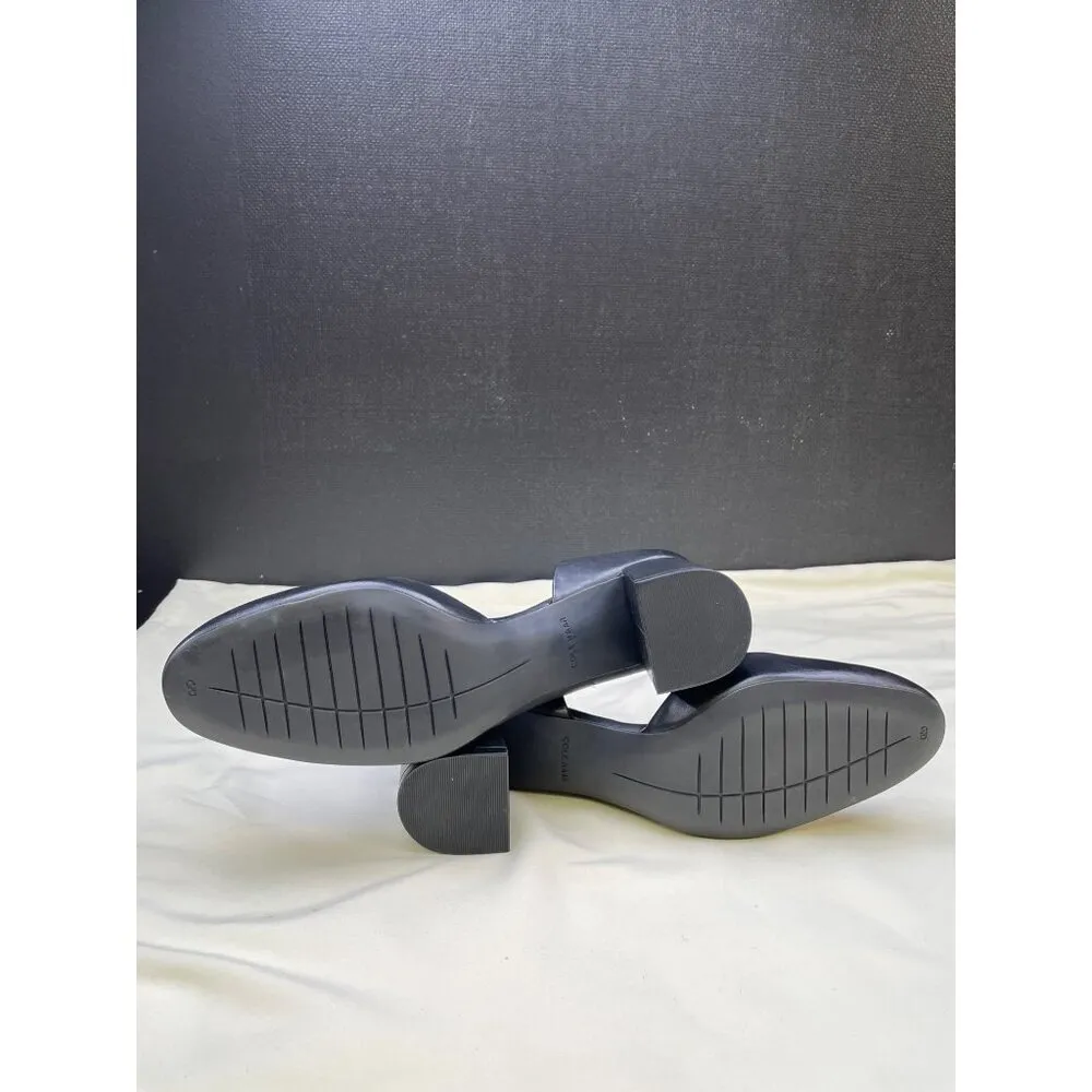 Cole Haan Women's Black Leather Shoes Heels 2.5" Size 8.5  SKU 6327 - Image 6