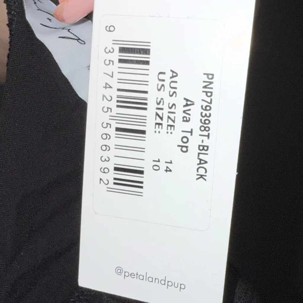 Petal & Pup Ava Top in Black - Image 5