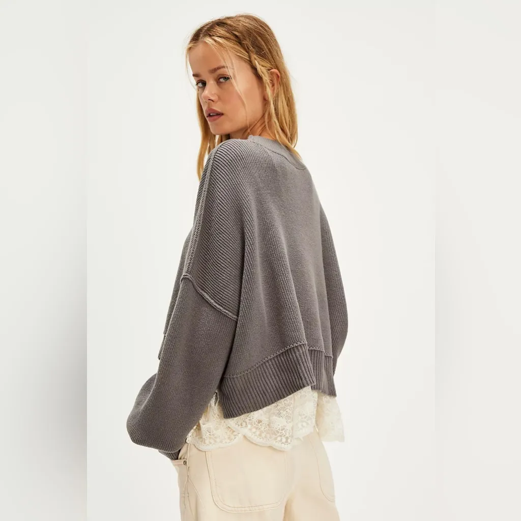 Free people Easy Street Crop Pullover - Image 3