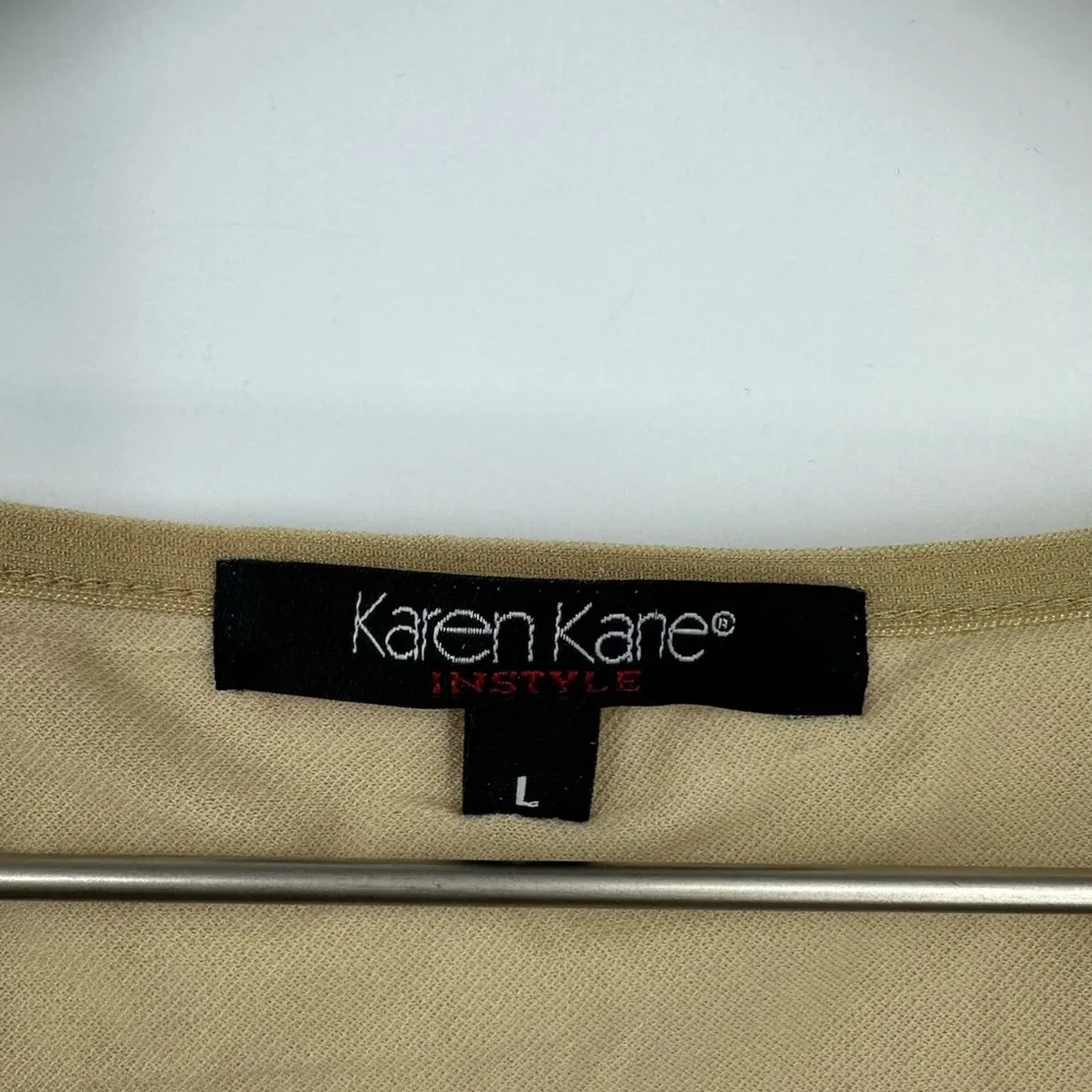 Vintage Y2K Lace Tank Top Size Large V Neck Boho Fairycore Whimsical Early 2000s - Image 6