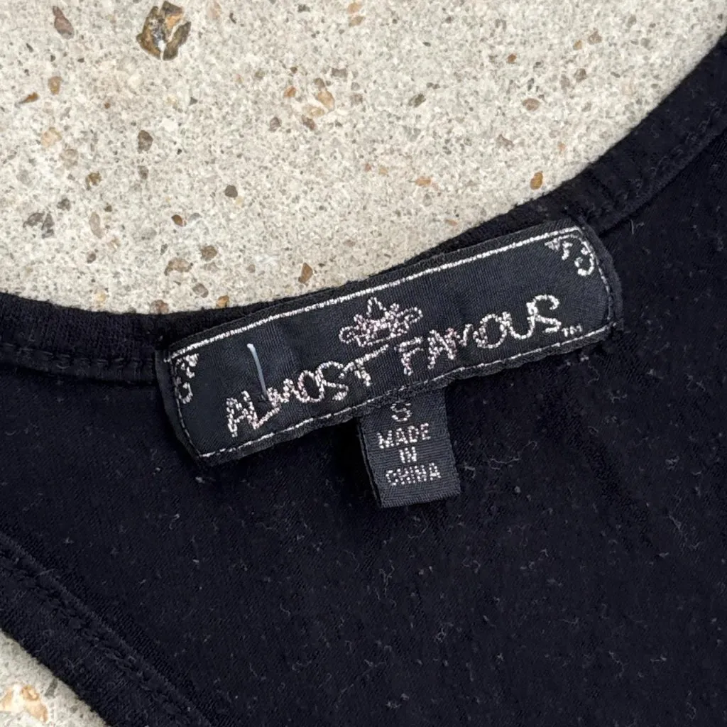 y2k black sequin tank top - Image 3