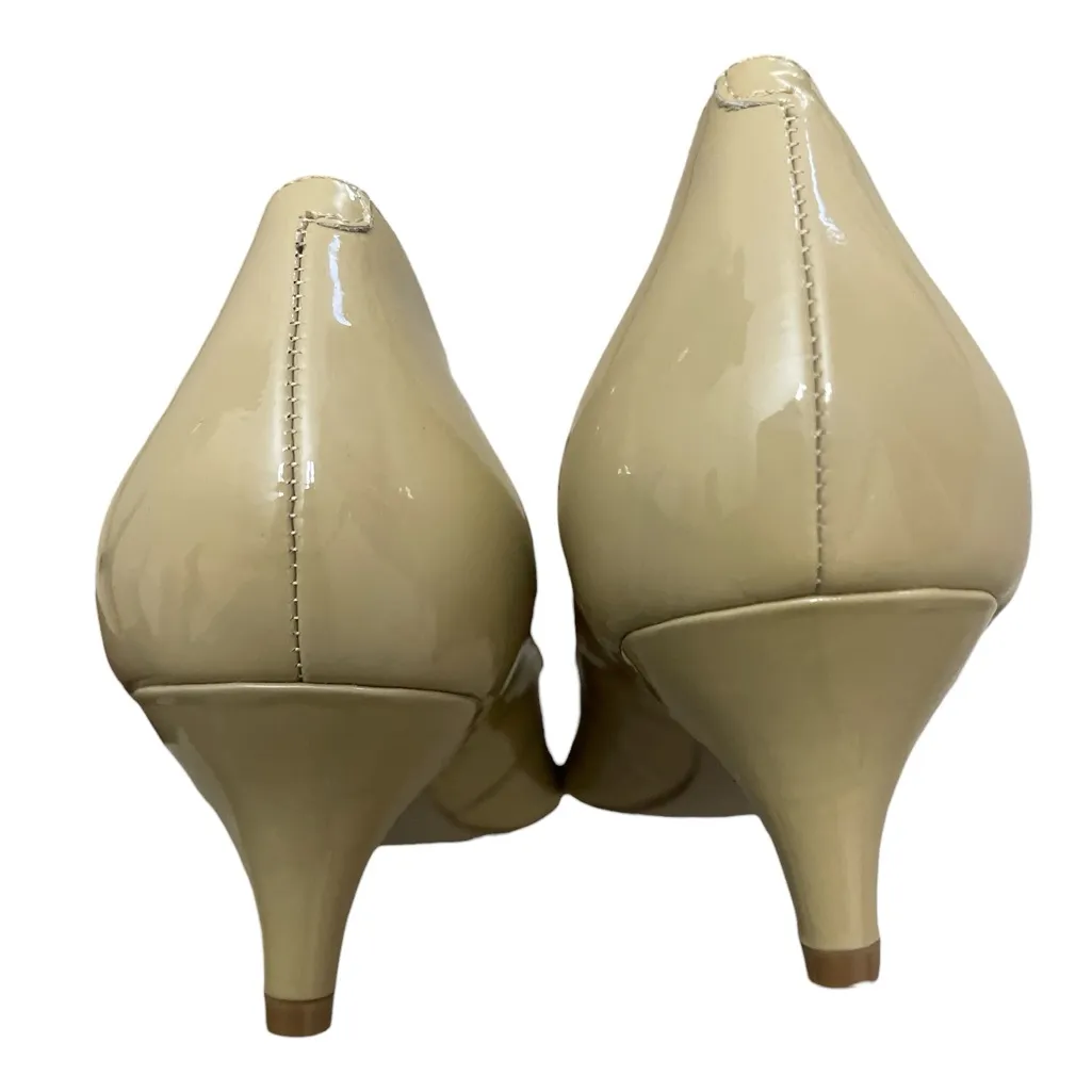 Nine West Nude Patent Leather kitten heel - Image 4