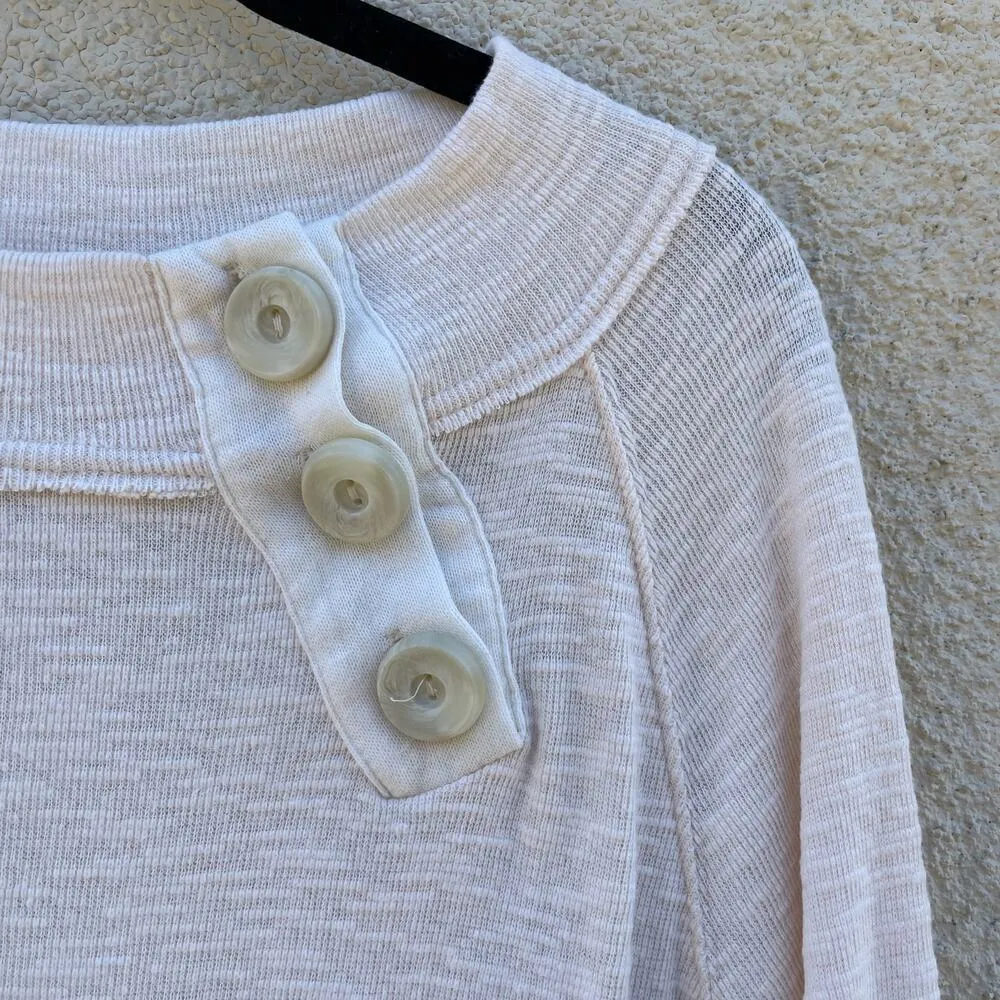 We The Free Cream Don't Forget Me Knit Top XS Free People - Image 4