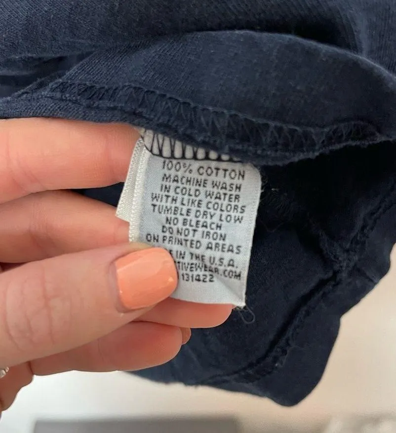 New York Empire State Building Black/Navy Blue Spirit Jersey XS - Image 4