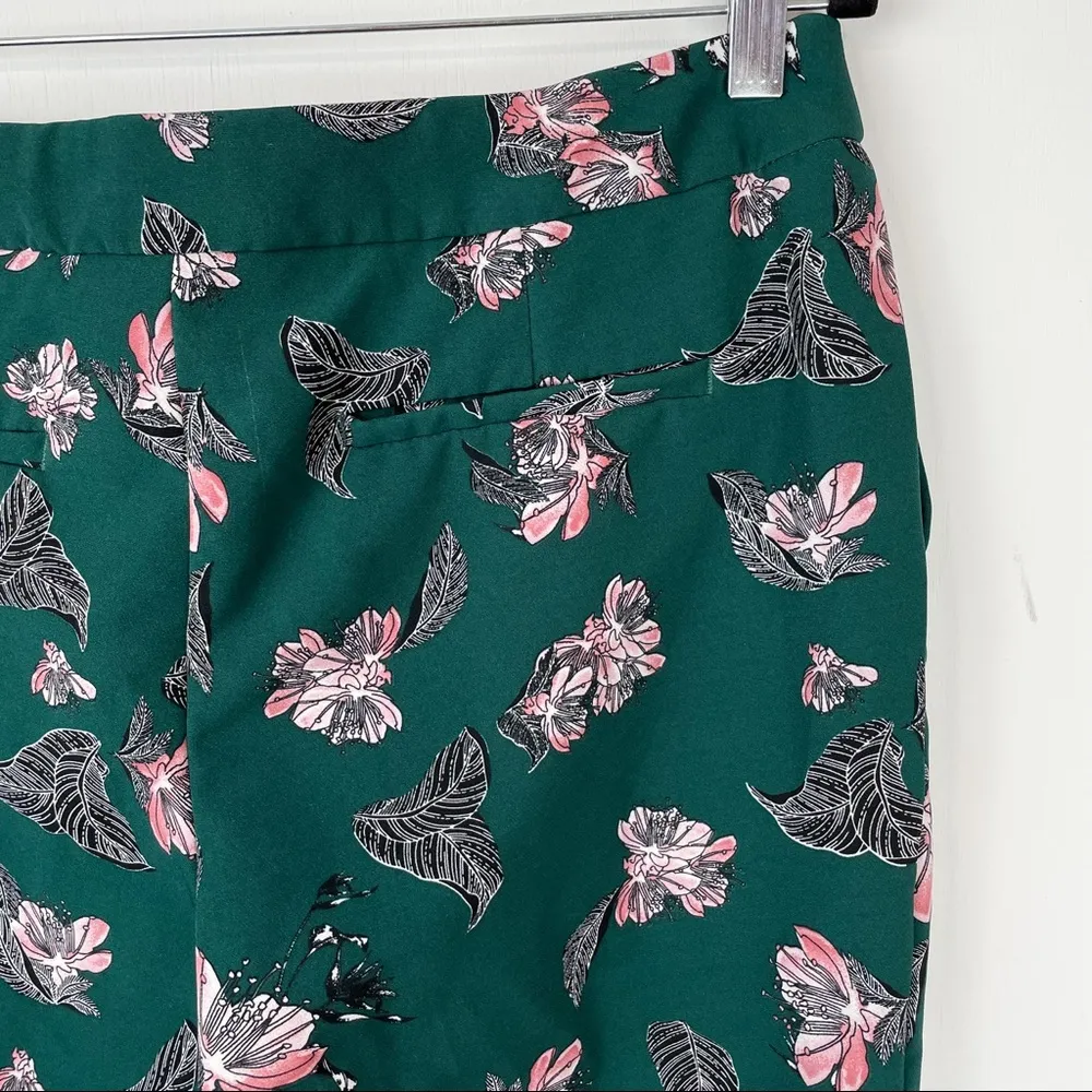 Eliane Rose Emeral Green Floral Trouser Pants Fall - Image 3