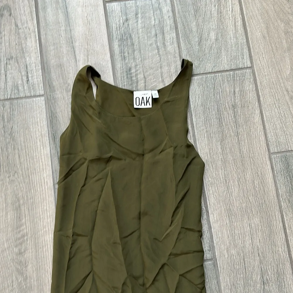 Oak olive maxi dress Green Size XS - Image 3