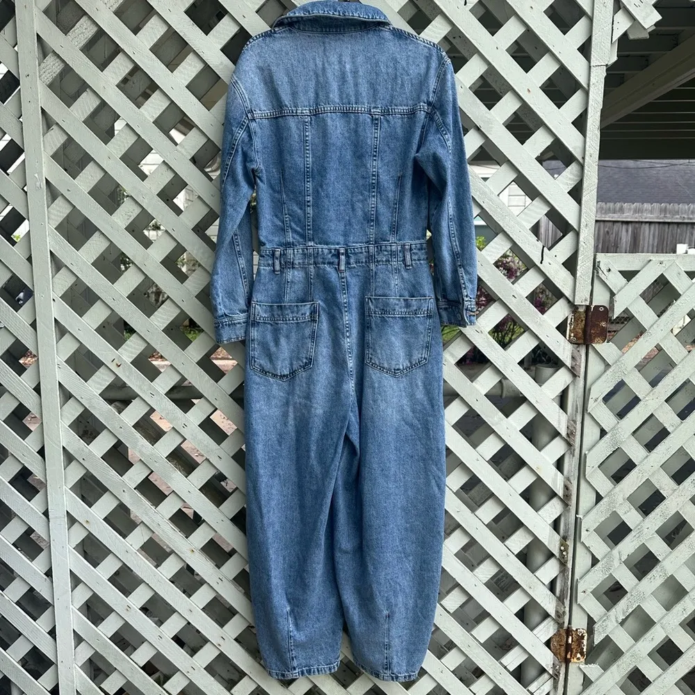 Free people CRVY Roulette Barrel Jumpsuit - Image 7