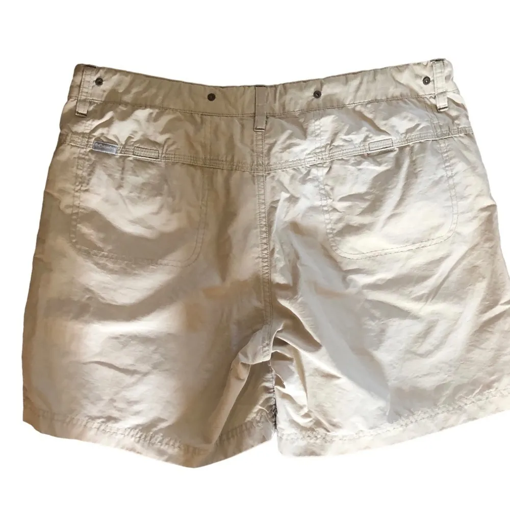 Omni~Shade Shorts Sz. M Tan Drawstring Pockets Lightweight Hiking - Image 3