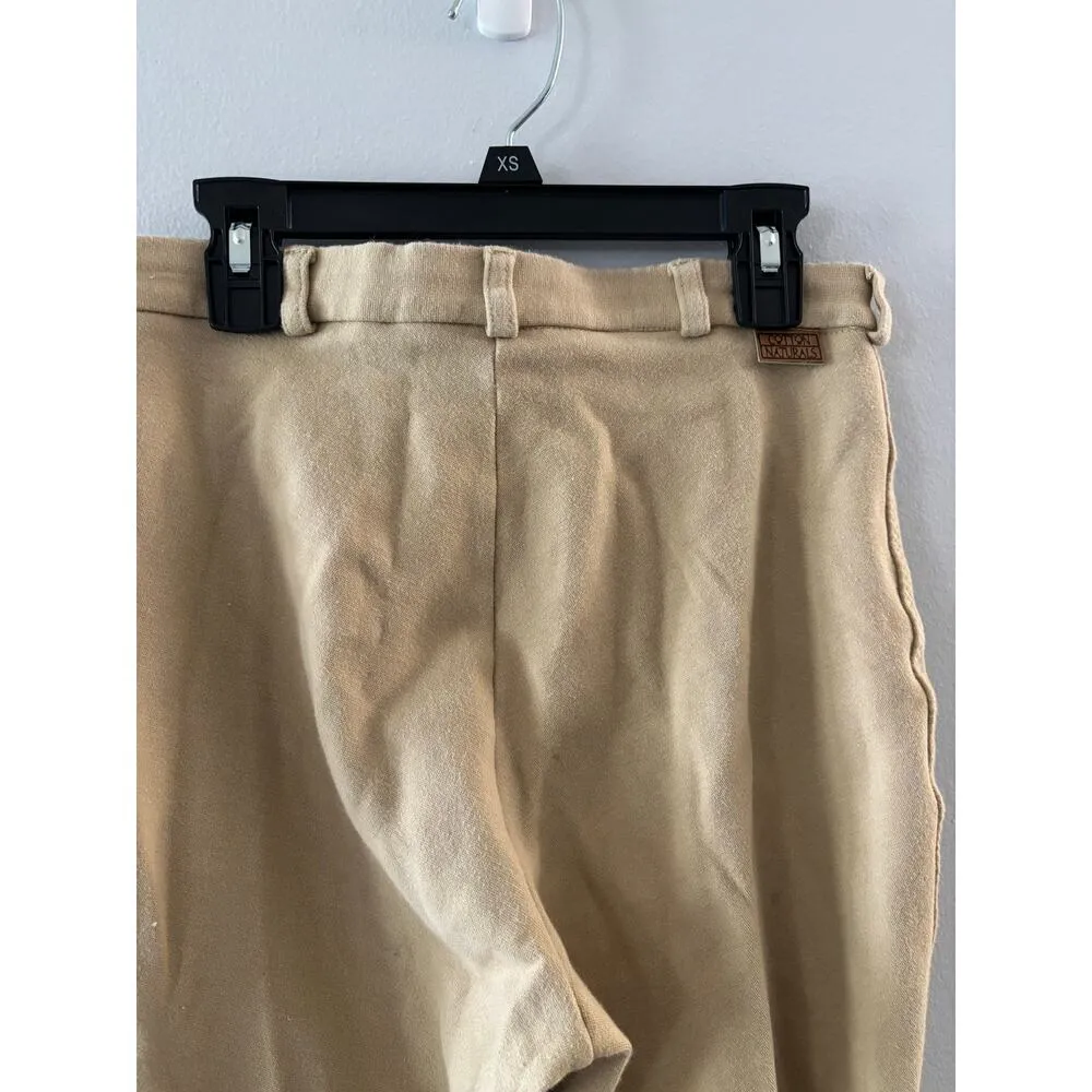 On Course Womens Breeches Size 28 Tan Equestrian Horse Riding Cotton - Image 5