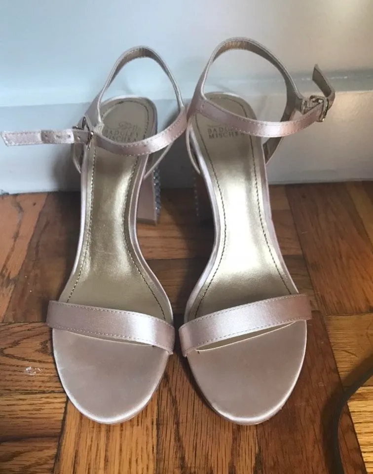 Belle Badgley Mischka Sparkle Heels - Image 2