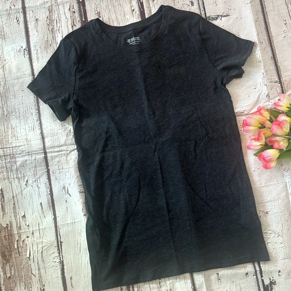 Pink Campus Cotton Tees Glitter Palm Tree Size Small - Image 5