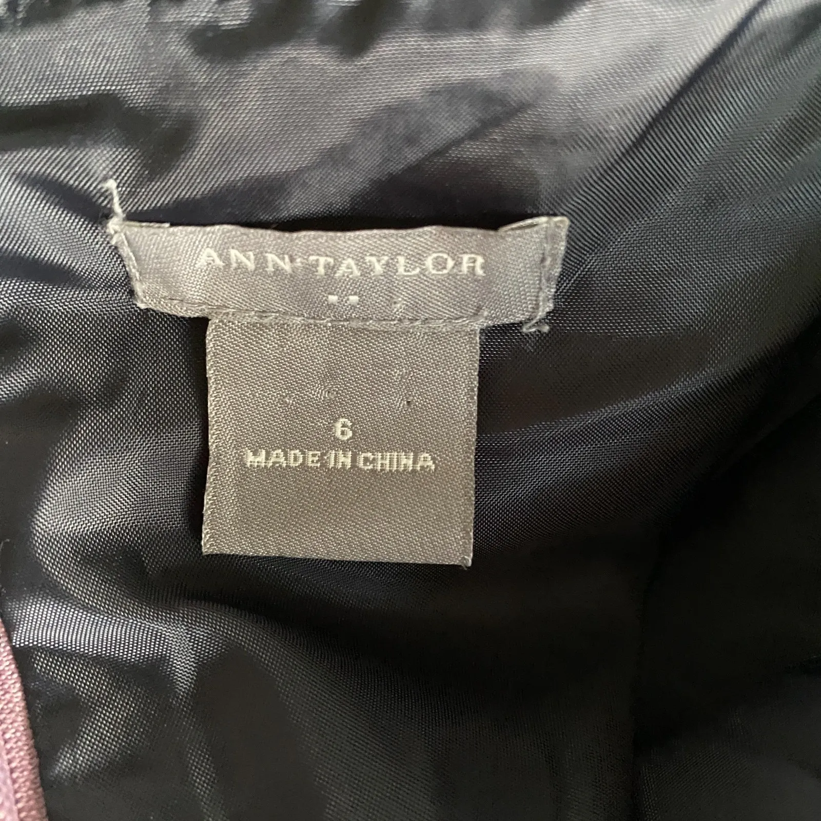 VTG Ann Taylor Purple Tweed Cap Sleeve Sheath Lined Corpcore Officecore Dress 6 - Image 3