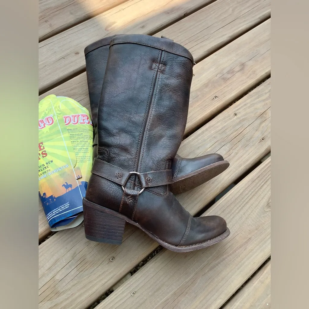 Modern GENUINE LEATHER DURANGO boots🤎🤎🤎 - Image 4