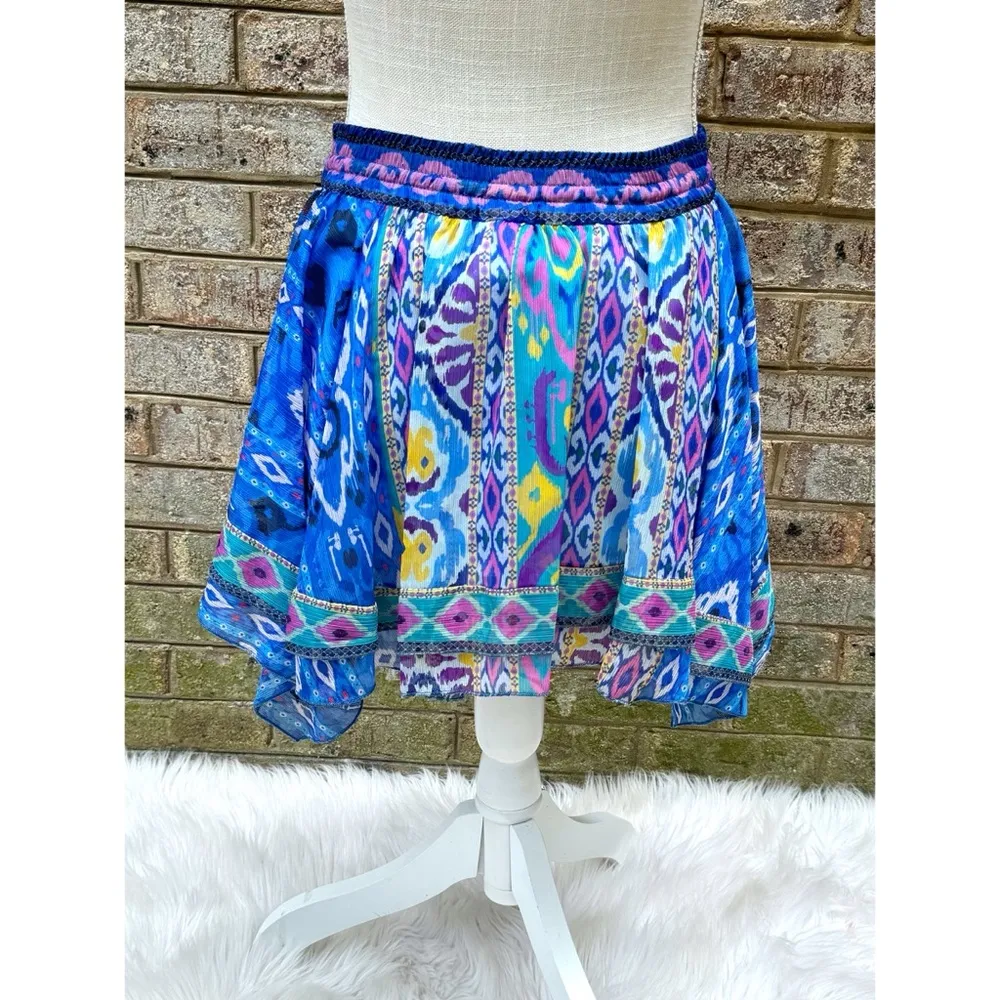 NWT Zara Beaded Asymmetrical Print Skirt - Image 7