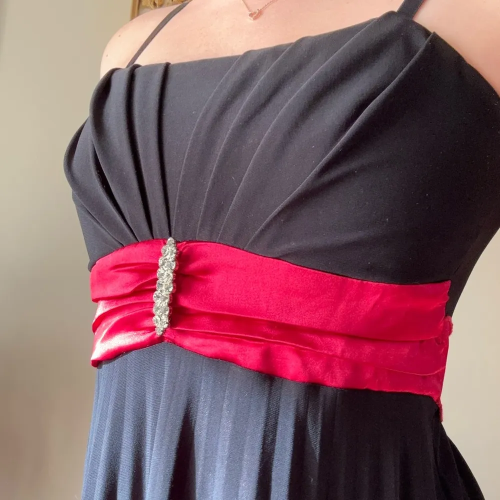 Vintage 90s Black Mini Dress - Image 4