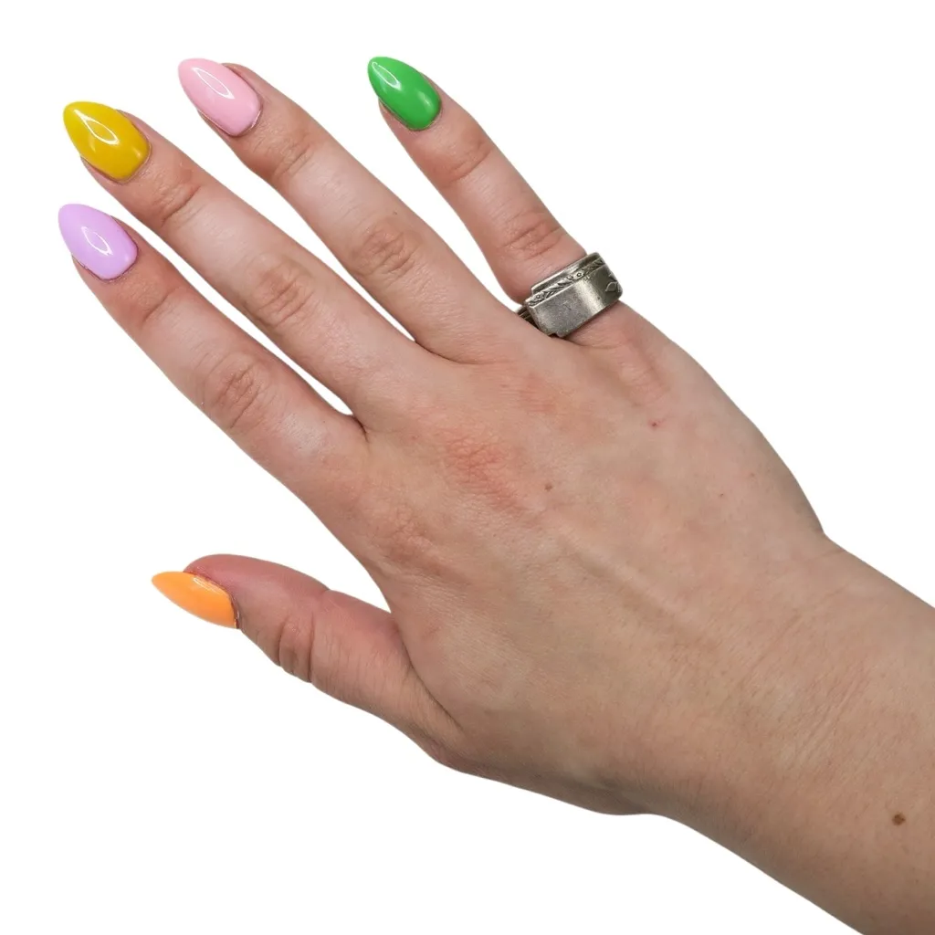 Vintage Silver Grenoble Spoon Ring - Image 2