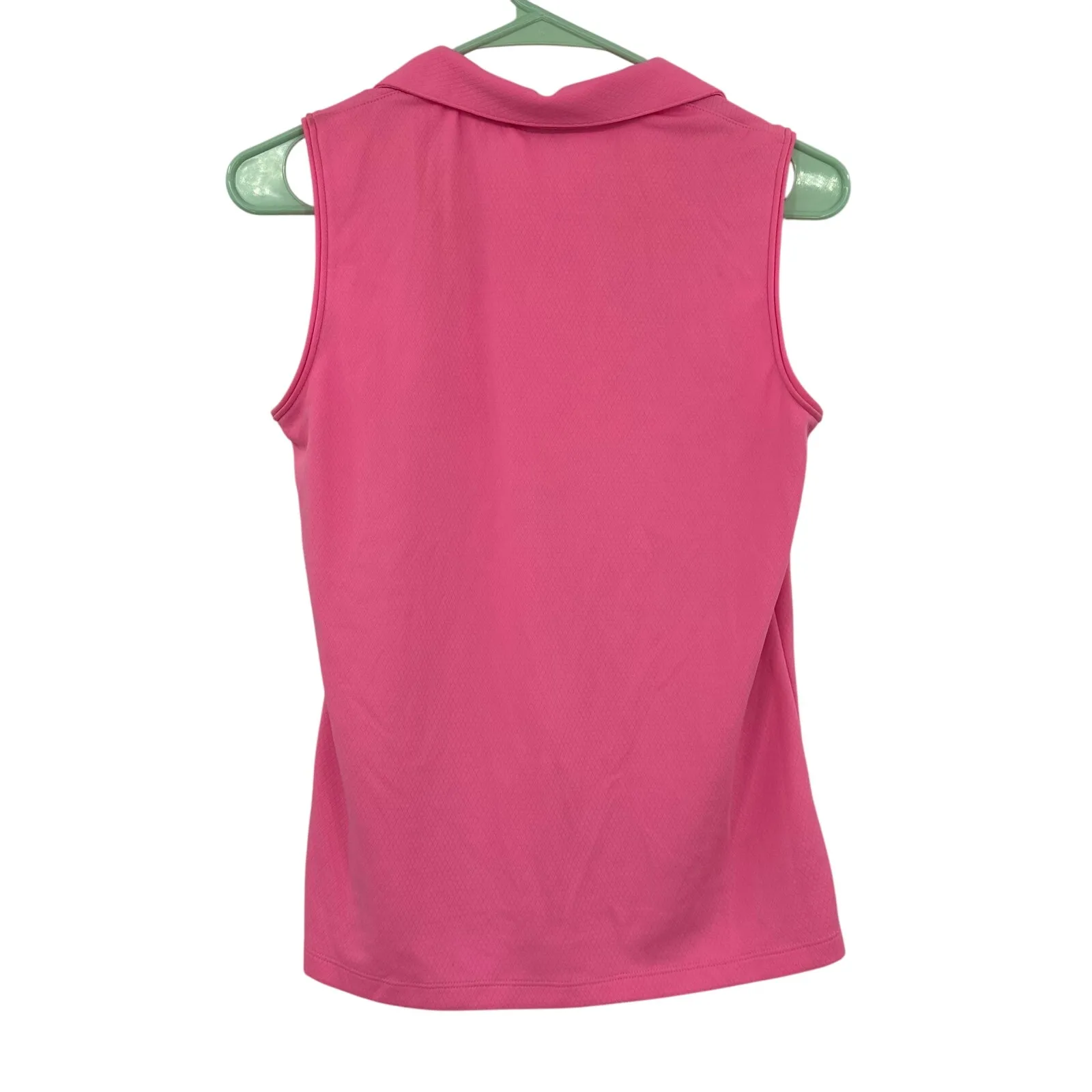Lady Hagen Size Small Pink Sleeveless Polo Top Shirt Golf Tennis Pickleball Tank - Image 2