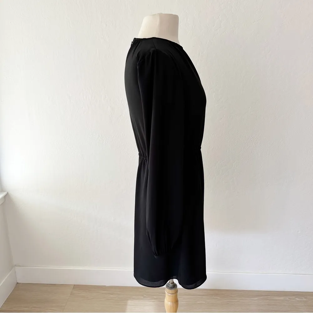 Aritzia Sunday Best Poppins Long Sleeve Mini Dress Black | 2 - Image 5