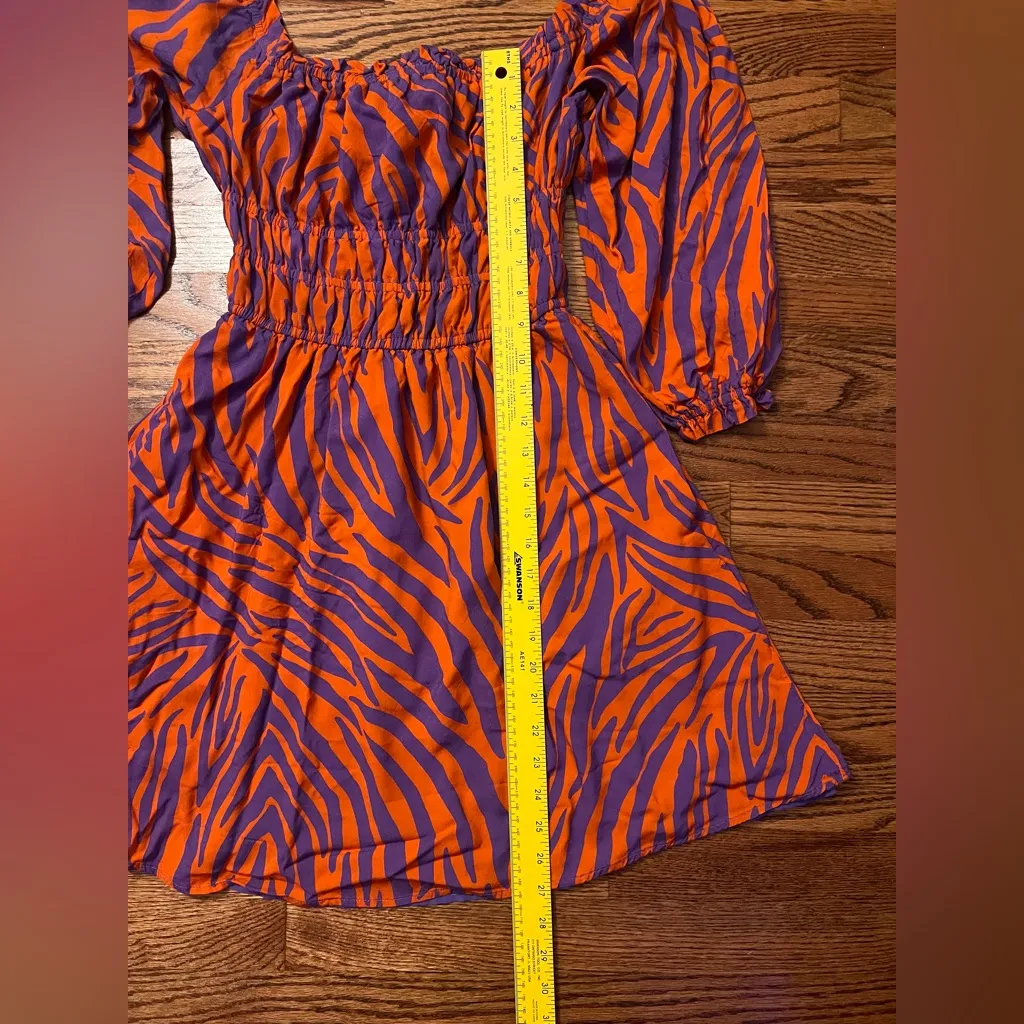 Hutch Palmer Dress – Orange Multi - Size Small - Image 9