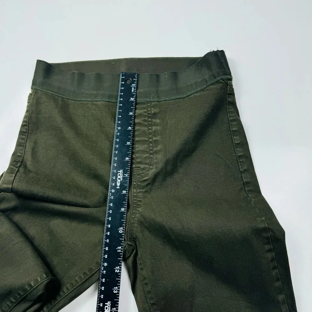 Buffalo David Bitton Women's Tencel Pull On Stretch Skinny Pants, Army Green XS - Image 6