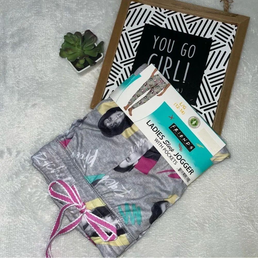 Friends the television series Women’s Sleep Joggers pajamas pockets large - Image 4