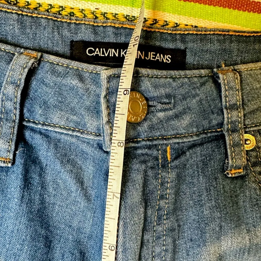 Calvin Klein Jeans denim boyfriend bermuda shorts size 6 - Image 11