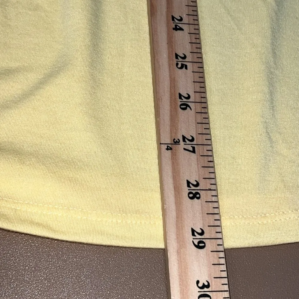 TORRID size 1 (1X) 14/16 yellow summer boxy tee short sleeve relaxed fit new - Image 4