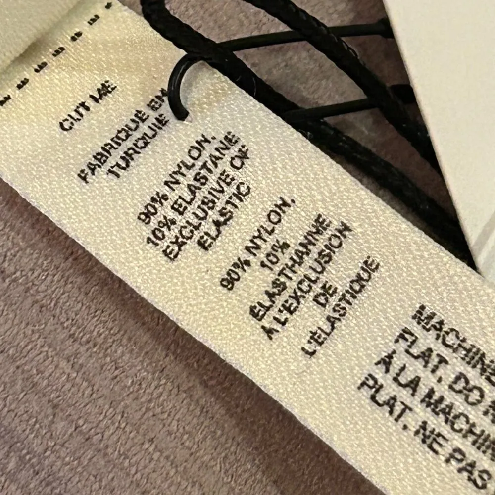 NWT Babaton Sculpt Ribbed Scoop Neck Cropped Longsleeve Size XS Seamless ARITZIA - Image 7