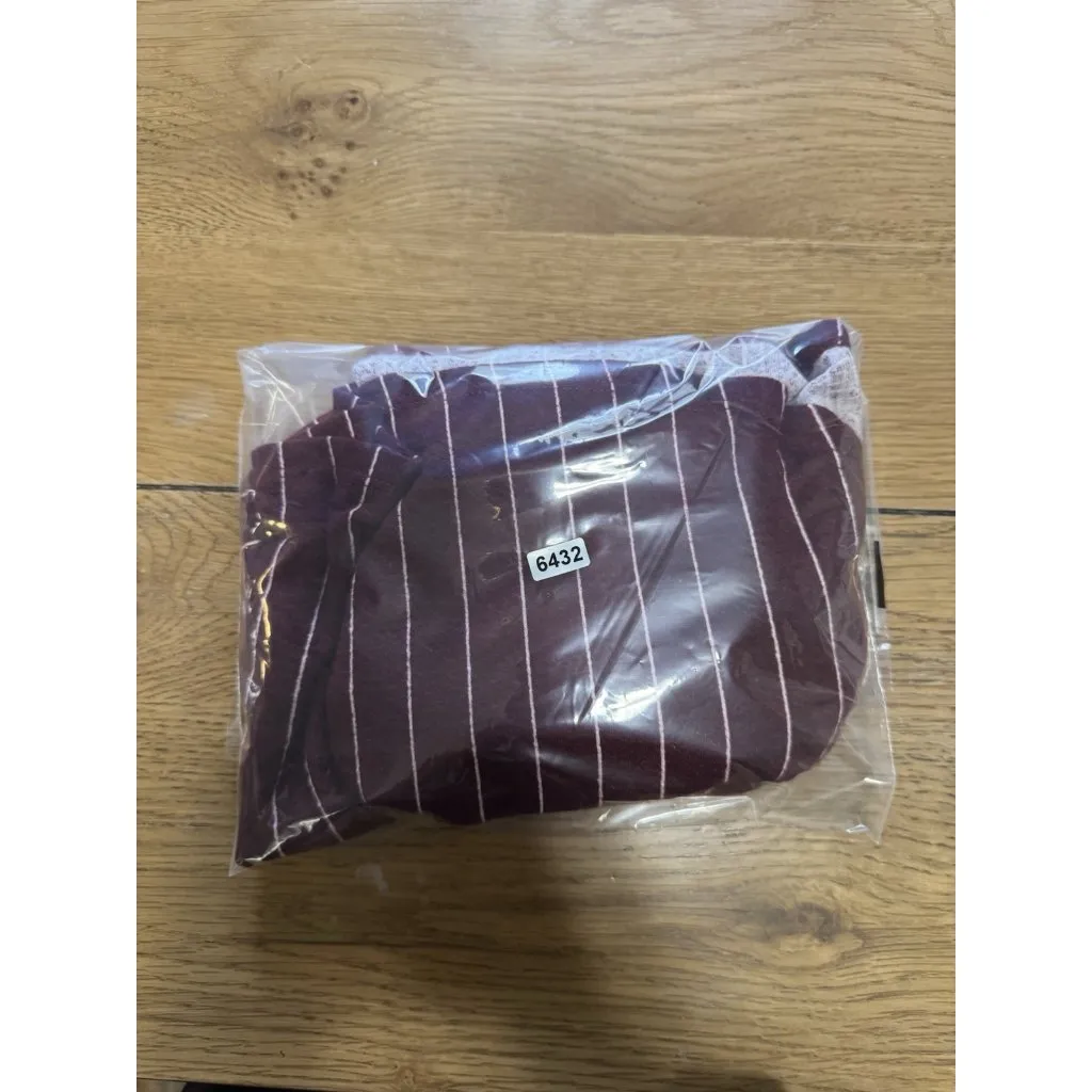 LuLaRoe Sleeveless Women Shirt Size XL Burgundy‎ Stripe Tunic Vacation Summer - Image 10