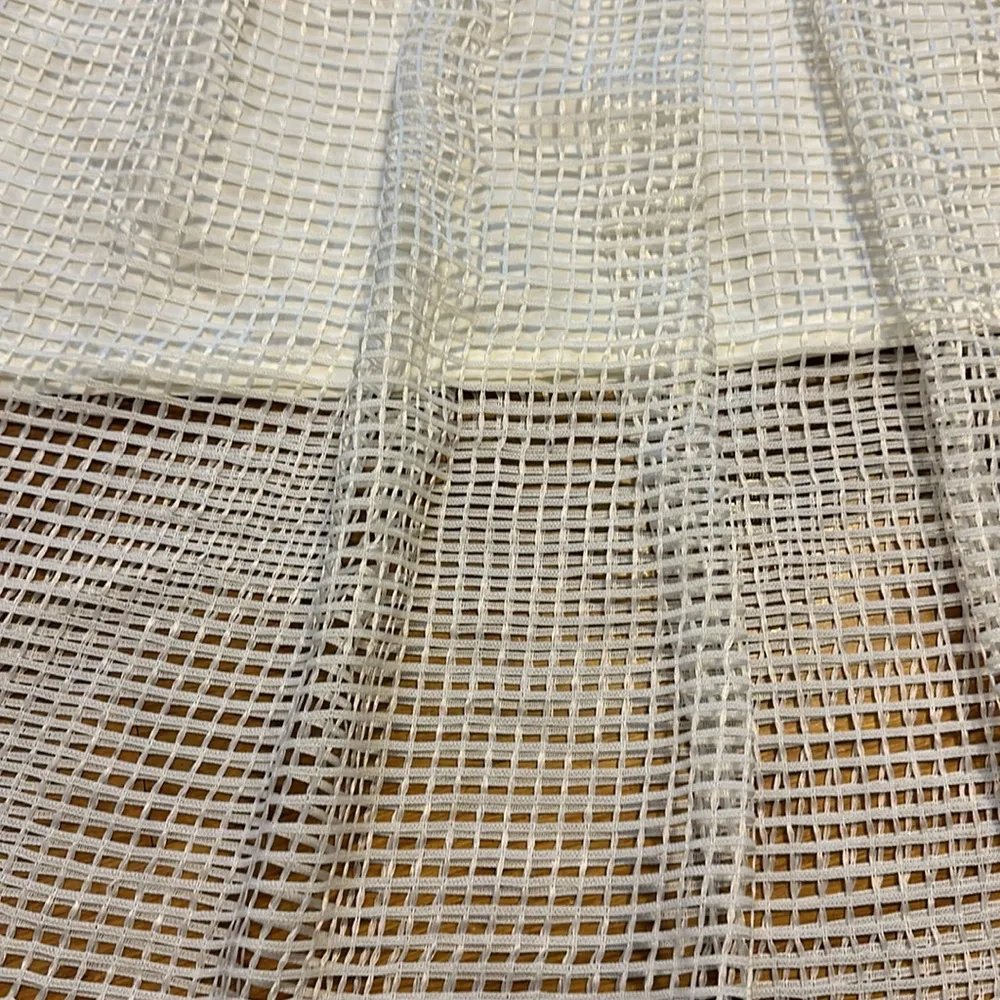 Women’s 10 Pleated White Mesh Zipper Mini Midi Skirt - Image 5