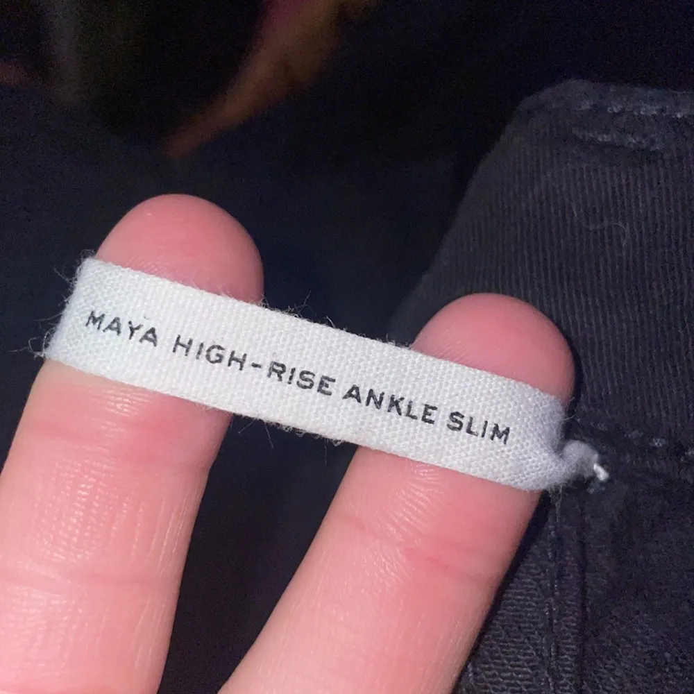 Rag & Bone Women’s Size 30 Maya High-Rise Slim Jeans  in Black - Image 5