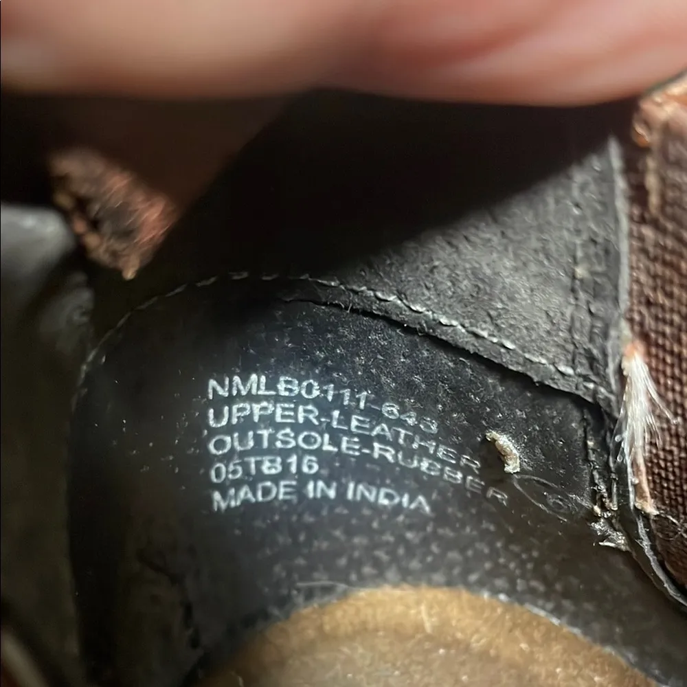 Naughty Monkey  Brown Ankle Boots with Textured Leather - Image 7