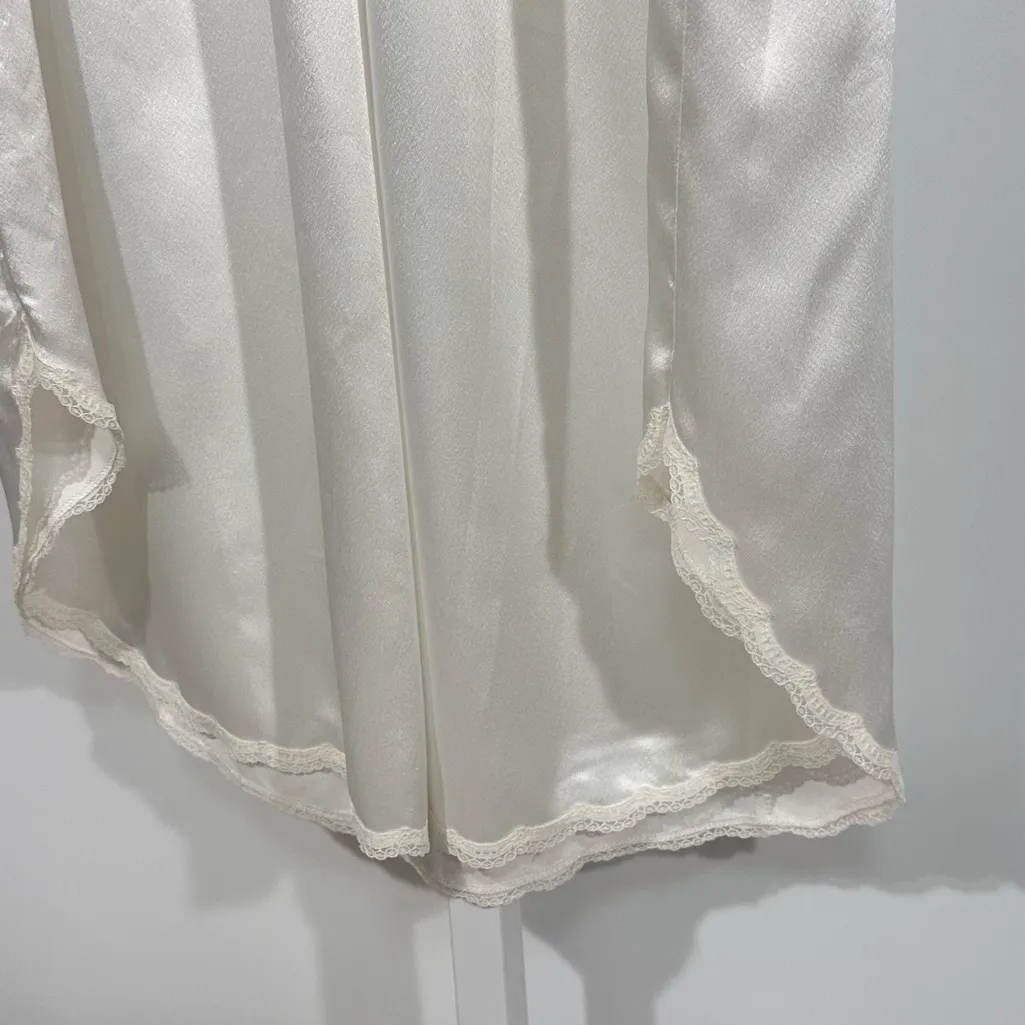 Vintage Christian Dior Satin & Lace Long Nightgown – NWT – Medium (21” ptp) - Image 3