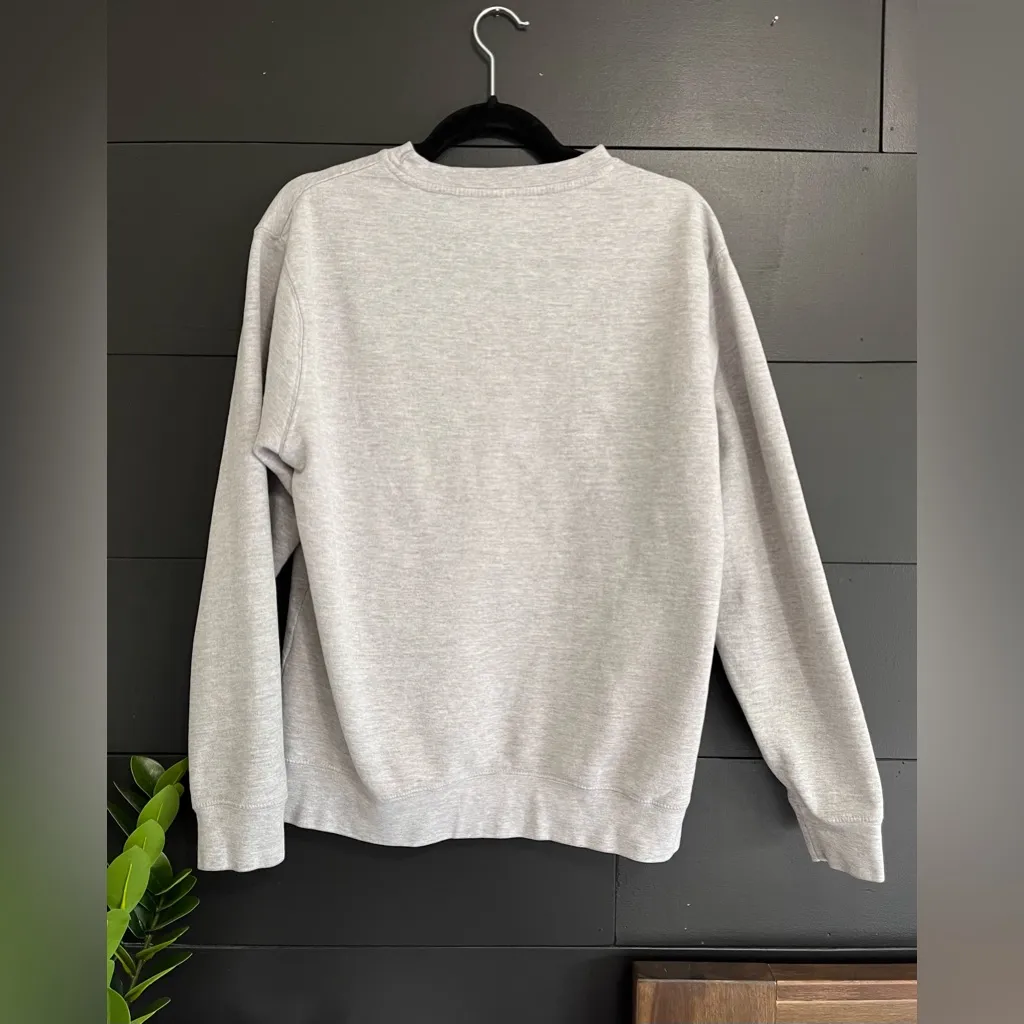 COMMON Custom Skateboarding Gray Unisex Crewneck Pullover Sweatshirt Sz M EUC Size M - Image 2