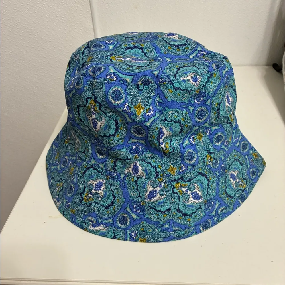 Joe Fresh Blue Paisley Bucket Hat - Image 2