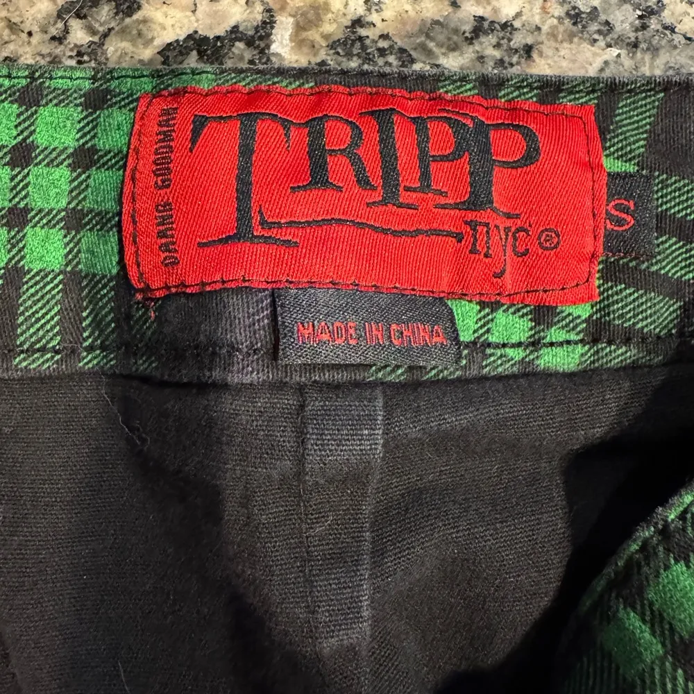 Tripp NYC Green & Black Plaid Mini Skirt | Size S - Image 5