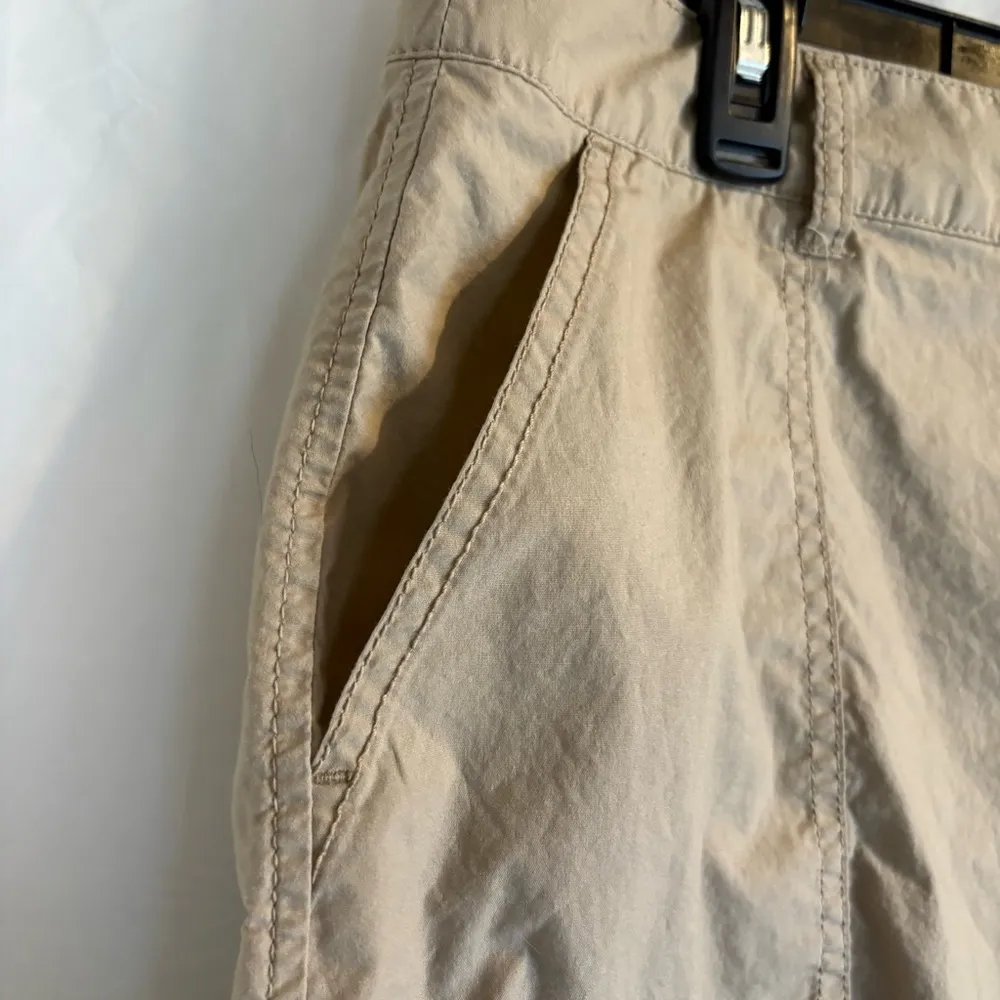 Dockers Khaki Chino Skirt Casual Size 16 Short Summer Above The Knee Golf Sporty - Image 3