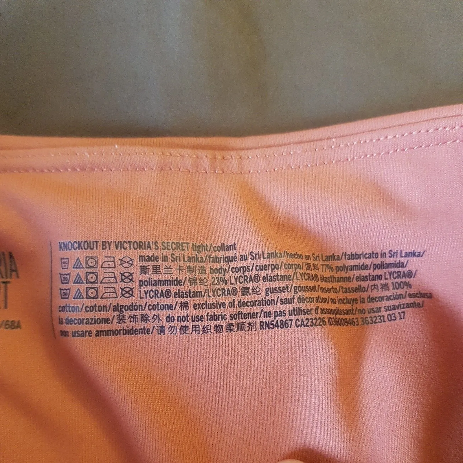 Victoria Sport Knockout by Victoria Secret  Leggings Size Small Color Block - Image 11