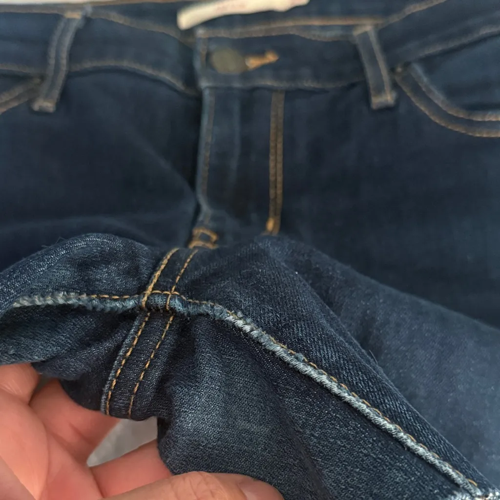 Classic Navy Jean Shorts 721 slim size 29 Blue - Image 5